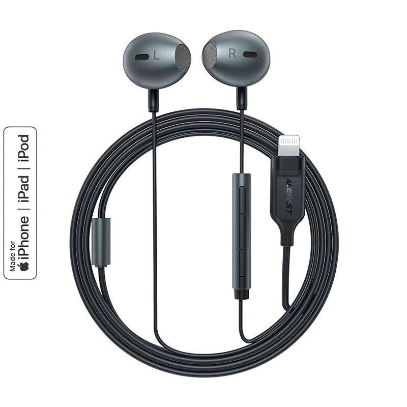 L1 Wired Earphones IP X | Lightning Connector Earbuds for iPhone