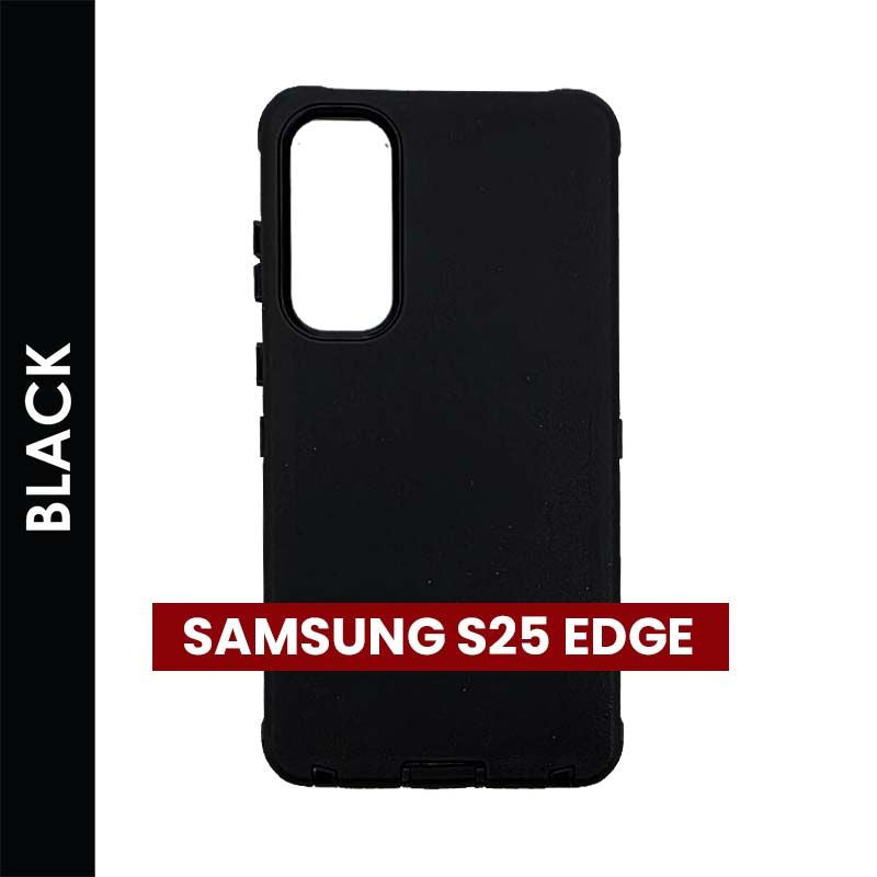 Defender Case for Samsung Galaxy S25 Edge (Black)
