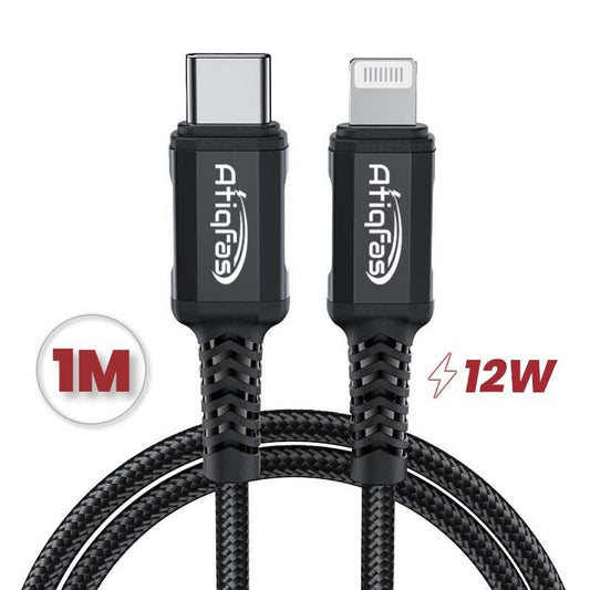 AtiqFas USB-C to Lightning cable for iPhone fast charging