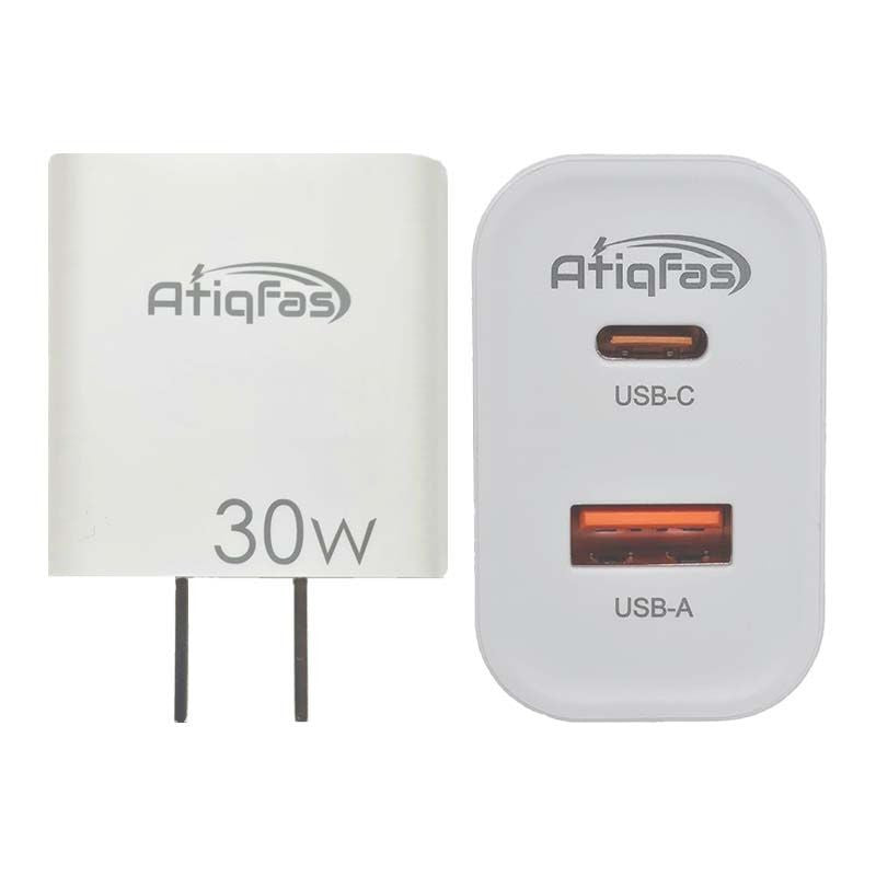 AtiqFas 30W dual port fast wall charger