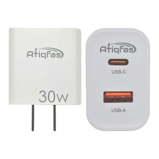AtiqFas 30W dual port fast wall charger