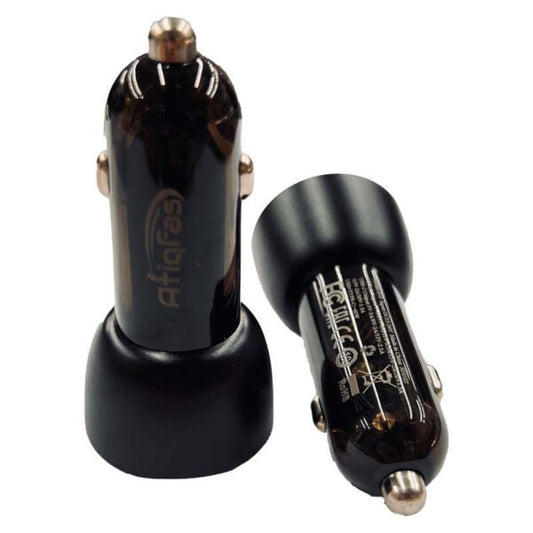 CAR ADAPTOR 2 IN 1 USB-A / USB-C 60WATTS