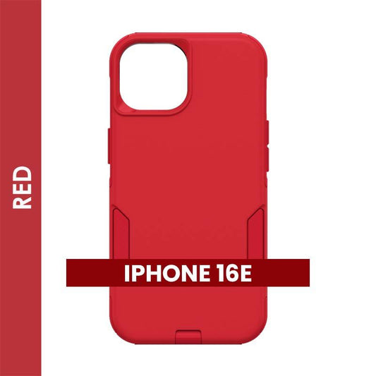 Defender Case for iPhone 16E (Red) – Rugged Heavy‑Duty Protective Cover