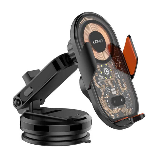 MA30-1 Wireless Car Phone Holder with Fast Wireless Charging – Universal Mount for Smartphones