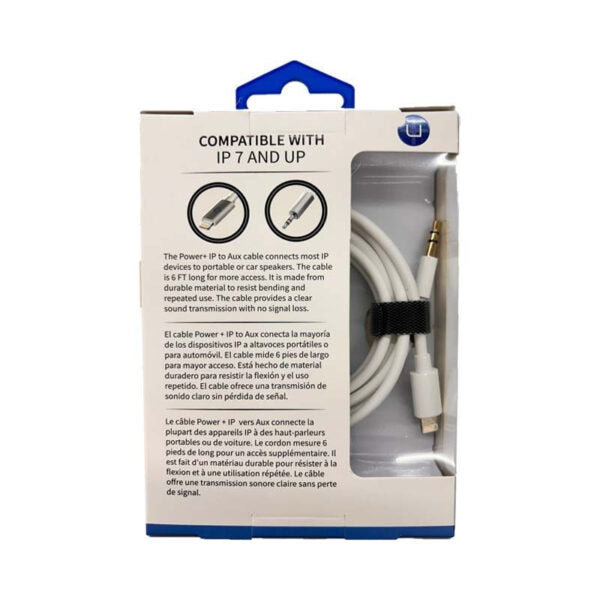 Lightning to AUX Cable (AF-13) High-Quality Audio for iPhone, iPad & Car Stereos
