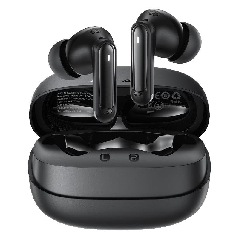 ACEFAST Earbuds AI Translation W8 Black – Wireless Bluetooth Earbuds