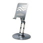 Carbon Steel Phone Stand Metal 360 Rotate | Adjustable Desktop Mobile Holder