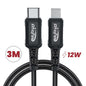 Atiqfas USB-C to Lightning Charging Data Cable 3 Meter 12W
