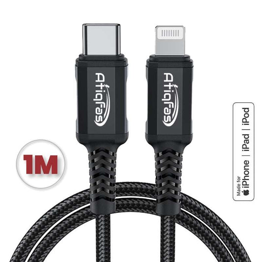 USB-C to Lightning Cable 1 Meter (AF-06, MFi Certified) Fast Charging