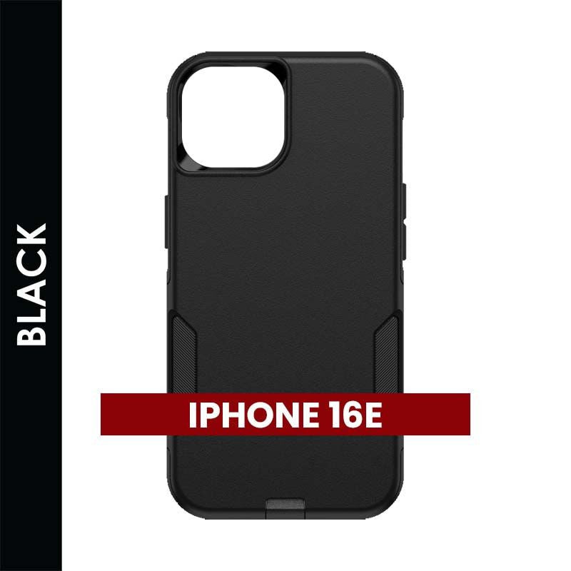 Defender Case for iPhone 16E (Black) – Rugged Heavy‑Duty Protective Cover