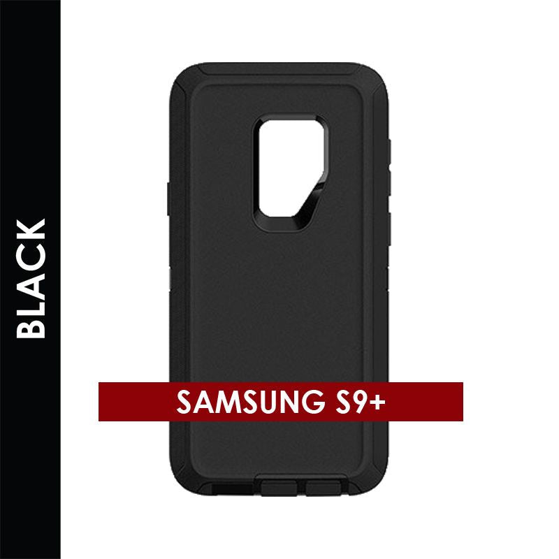 Defender Case for Samsung Galaxy S9 Plus (Black) – Rugged Heavy‑Duty Protective Cover
