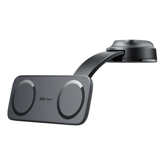 D60 Dual Magnetic Car Phone Holder – Dashboard Mount for Smartphones