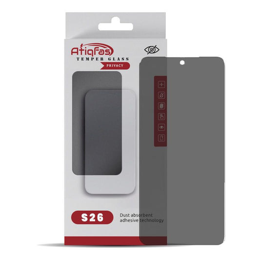 Atifas® Privacy Tempered Glass – Multi‑Pack Options (1, 5, or More) for Samsung Galaxy S26 Series