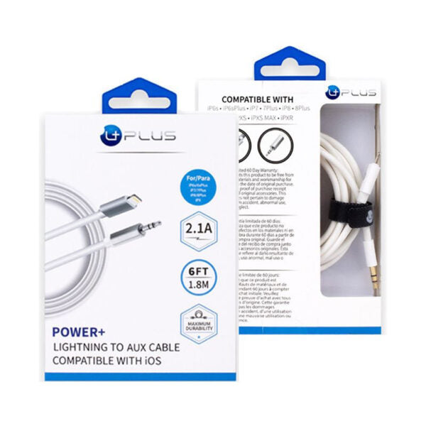 Lightning to AUX Cable (AF-13) High-Quality Audio for iPhone, iPad & Car Stereos