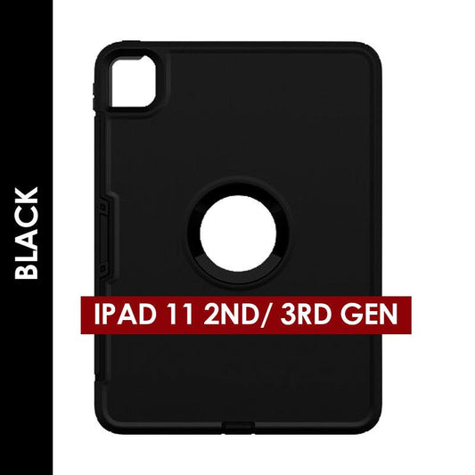 Defender Case for iPad Pro 11" (1st, 2nd, 3rd & 4th Gen) – Black